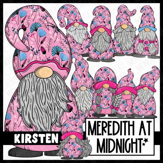 "Kirsten" Gonk / Gnome Clipart / Digital Stickers *INSTANT DOWNLOAD* PNG files