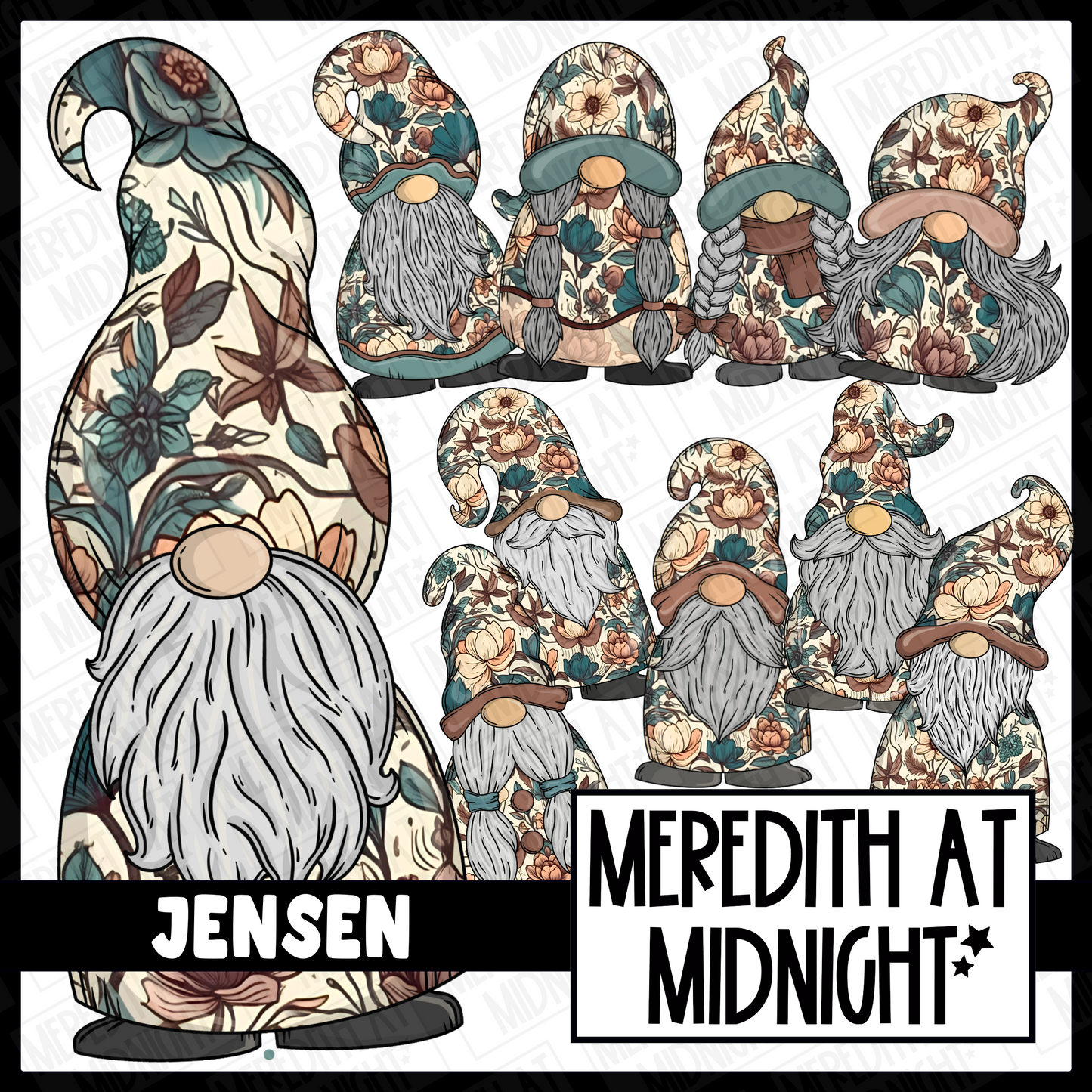 "Jensen" Gonk / Gnome Clipart / Digital Stickers *INSTANT DOWNLOAD* PNG files